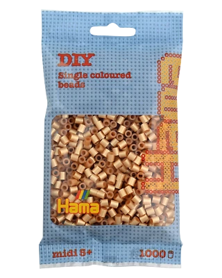 1000 Midi Bügelperlen - Gold 207-61 Ø 5 mm Hama Perlen Steckperlen Beads
