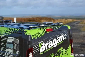 Rear Roof Beacon Light Bar + LEDs For Fiat Talento 2016+ Stainless Steel Bar Van - Picture 1 of 5