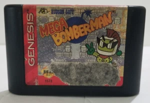 Mega Bomberman Sega Genesis Game Cartridge Hudson Soft Cartridge ONLY - Picture 1 of 4