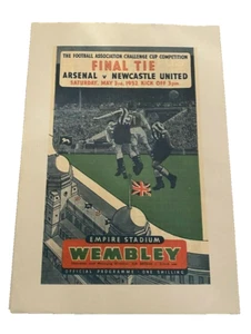 1952 FA CUP FINAL - ARSENAL V NEWCASTLE UNITED - 3/5/1952 - A4 PRINT - Picture 1 of 1