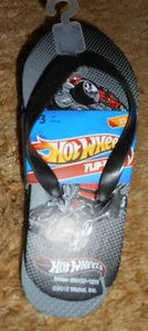 Boy's Hot Wheels Flip-Flops Size Medium 10-11-NEW - Picture 1 of 1