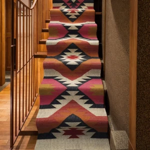 Rug Natural Handwoven Wool Jute Rug, Vintage Kilim Rug, Traditional kilim Runner - Picture 1 of 9