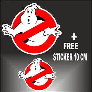 Aufkleber - Sticker GHOSTBUSTERS FILM CARTOON  +FREE STICKER 10 CM - Bild 1 von 1