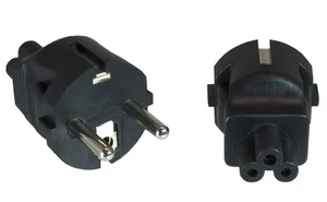 Adaptador adaptador de corriente Mickeymous / hembra trébol en conector de contacto protector - Imagen 1 de 1