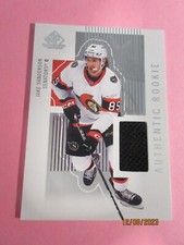 2022-23 SP GAME USED 2 JERSEY JOHN GIBSON & JAKE SANDERSON RC