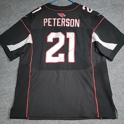Camiseta deportiva negra de los Arizona Cardinals Patrick Petterson Nike On-Field #21 NFL para hombre 52 Foto 1 de 4