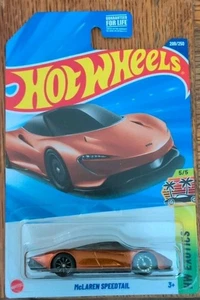 HOT WHEELS, 2025 McLAREN SPEEDTAIL, SUPER TREASURE HUNT Fresh Case Pull L@@K! - Picture 1 of 5