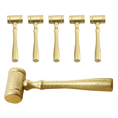 6 pezzi di legno giudice martello marte - Immagine 1 di 4