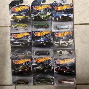 2020 HOT WHEELS AMERICAN STEEL LOT OF 9 WALMART EXCLUSIVE 1:64 - Picture 1 of 20