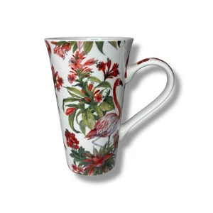 Kent Pottery Ashley Grace Flamingo Porcelain Mug Cup Coffee Tea Large Tall - Picture 1 of 9