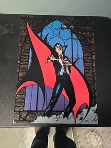 Original Vintage Poster Neon vampire 1979 pro Arts Black Light Head Shop 20x28 - Picture 1 of 11