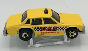 Hot Wheels Taxi Chevy Malibu Yellow, 1982, Gold Hot Ones, USA Taxi Service NEUWERTIG - Bild 1 von 6