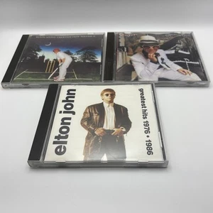VTG Elton John 3 CD Lot  ~Greatest Hits Volume I, II - Greatest Hits 1976 - 1986 - Imagen 1 de 19