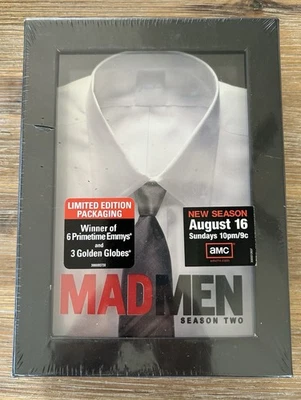 Mad Men Season Two Sealed DVD Box Set 4 Disc Set Includes 13 Episodes - Image 1 of 4