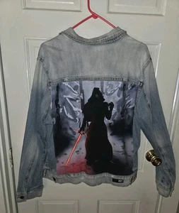 Kut Jean Jacket- Star Wars - Cheryl Boyfriend Jacket - Kylo Ren - Patches- EUC - Picture 1 of 10