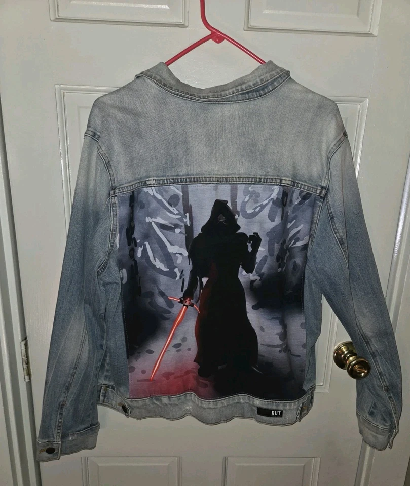 Kut Jean Jacket- Star Wars - Cheryl Boyfriend Jacket - Kylo Ren - Patches- EUC - Image 1 of 4