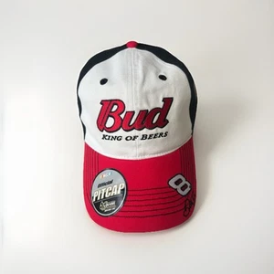 NWT Dale Earnhardt Jr. #8 ~ BUD Budweiser "King of Beers" Official Pit Strapback - Picture 1 of 17
