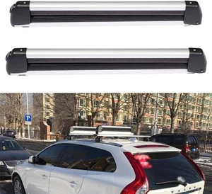 NEW Roof Top Ski Rack 4 Pair Skis or 2 Snowboards Universal ZSR-90603-N FreeShip - Picture 1 of 12