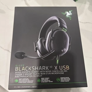 NEW Razer BlackShark V2 X USB Wired Gaming Headset - Black - RZ04-0457 - Picture 1 of 4