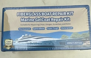Fiberglass Gel Coat Marine Boat Repair Kit (Color Match) Fixes Holes Cracks Pits - Picture 1 of 6