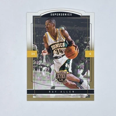 Ray Allen Gold Proofs /150 2003-04 SkyBox LE #9 - Image 1 of 2