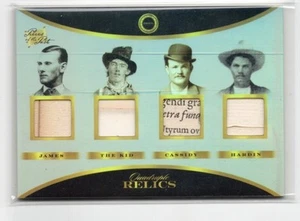 20254 Pieces of the Past 1800's James Billy the Kid Cassidy Hardin QUAD RELIC - Bild 1 von 1