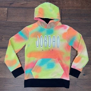 Youth Medium 10/12 Nike Jordan Flight MJ MVP Pullover Hoodie Spellout Jumpman - Picture 1 of 7