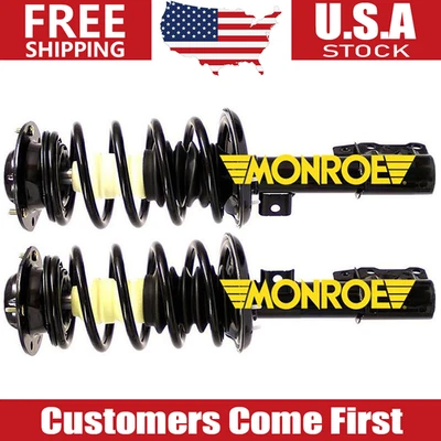 Kit completo de mola helicoidal de apoio de suspensão dianteiro MONROE conjunto 2 peças para Pontiac G6 Chevy Malibu - Imagem 1 de 4