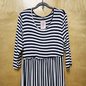 Abito Egy Taglia 2XL Maxi Lunghezza Nuovo Con Etichetta Maglia Nautica - Foto 1 di 8