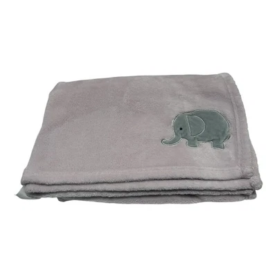 Детское флисовое одеяло Nojo Pink Elephant для младенцев девочек мягкое плюшевое - Изображение 1 из 4