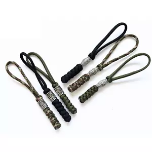 Cuchillo Paracord hecho a mano cordón vikingo cuentas Paracord cuchillo colgante Reino Unido - Imagen 1 de 12