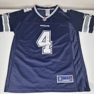 Dak Prescott Dallas Cowboys Youth Size Medium NFL Pro Line Blue Football Jersey - Picture 1 of 6
