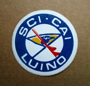 ADESIVO/STICKER/AUFKLEBER "SCI - CAI - LUINO" (VA) - Anni '90 - Vintage - Rarità - Imagen 1 de 1