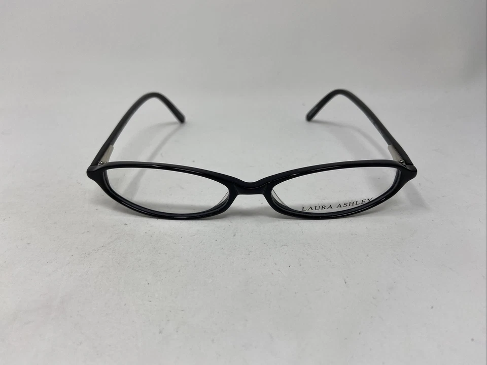 LAURA ASHLEY JOSEPHINE BLACK 52-16/140 FLEX HINGE EYEGLASSES FRAME SI19 - Image 1 of 4