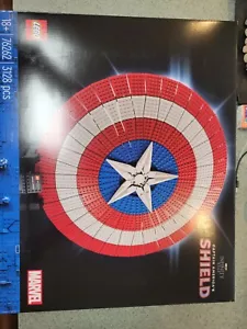 New Sealed - Lego 76262 Captain America's Shield Brand New Retired Free Shipping - Picture 1 of 10