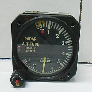 104-0175-00 BONZER RADAR ALTITUDE INDICATOR TUBE BASE/ MARK-10X AS REMOVED - Bild 1 von 5