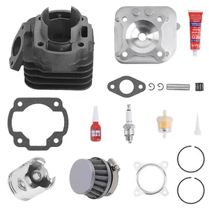 70cc Big Bore Cylinder Head Top End Rebuild Set For Yamaha Zuma YW50 BWS 50 - Picture 1 of 12