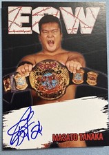 Masato Tanaka ECW auto card signed wwe wcw aew
