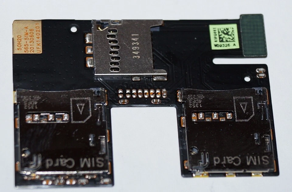 Original HTC Desire 500 Dual Sim 5060 Sim / Micro SD Card Reader Flex Board - Image 1 of 1