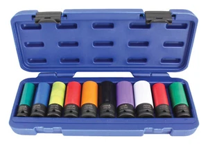 1/2" Kraftsteck Schlüssel-Satz, Radwechsel, Felgennuss Mercedes, Kia, 10-tlg. - Bild 1 von 1