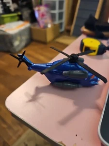 2017 Jurassic World Tricera Copter Diecast Helicopter Amblin Mattel - Picture 1 of 12