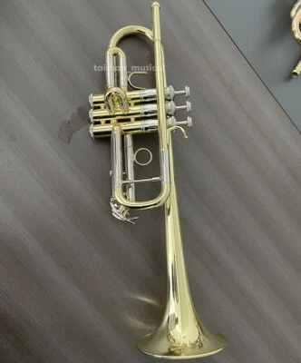 Brass Lacquered C Trumpet Cupronickel Tuning Pipe With Case FREE SHIPPING - Image 1 of 4