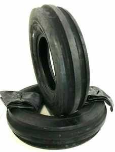 5.00-15 , 5.00x15, 3 Rib F2 Tractor Farm 2 TIRES + 2 TUBES - Picture 1 of 5