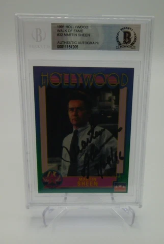 Martin Sheen 1991 Hollywood Walk of Fame #32 SIGNED AUTO w BAS authentication Cover