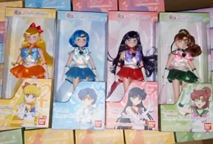 Sailor Moon Style Dolls Inner Senshi Japan Bandai Mars Mercury Jupiter Venus - Foto 1 di 1