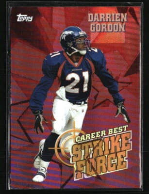 Darrien Gordon 1999 Topps #SB30  Football Card - Image 1 of 2