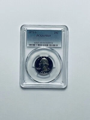 1971-S Washington Quarter PCGS PR69 - Image 1 of 4