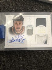 2013-14 National Treasures Ryan Getzlaf NHL Gear Auto Stick Patch Jersey /50