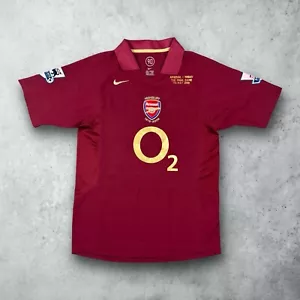 Authentic Highbury 2005-2006 Arsenal Nike Dennis Bergkamp #10 Trikot Shirt Kit - Bild 1 von 7