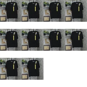 lOT OF 10 Member's Mark Mens Work It Out Active T-Shirt Tee ALPSM11120 L Black - Picture 1 of 5